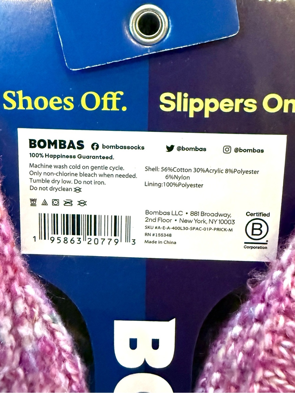NWT Bombas Sherpa Lined Bootie Slippers Size Medium - Picture 4 of 8